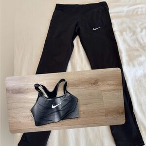 Nike set Black Activewear Leggings and top